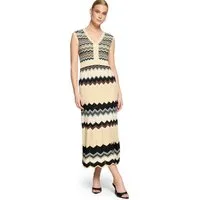 Zero Strickkleid Damen mit Lurexfaden Material