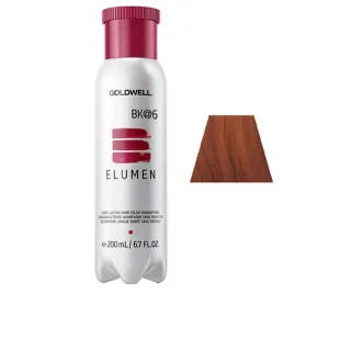 Elumen Long Lasting Hair Color Oxidant Free #bk@6 200 ml