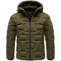Amaci&Sons Winterjacke CORBIN Winterjacke Herren Gefütterte Dicke Winter Jacke für Männer mit Kapuze