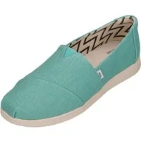 TOMS ALPARGATA PLUS Espadrille Aqua Heritage Canvas
