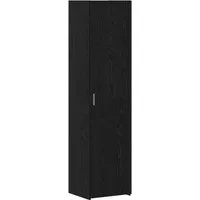vidaXL Highboard Highboard Schwarz Eichen-Optik 45 x 42,5 x 185 cm (1 St)