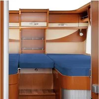 Erwin Müller Spannbettlaken Spannbettlaken 3er-Set für Wohnmobil/Wohnwagen Heckbett, Jersey, Gummizug: Rundumgummi, (1 Stück), Multi-Stretch-Jersey Uni