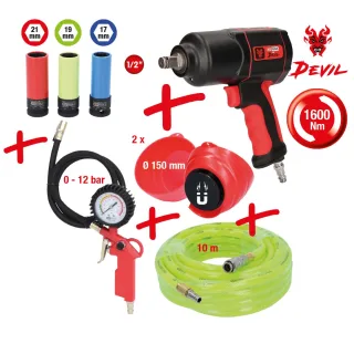 KS Tools Reifen-/Räder Aktionspaket The Devil, 8-tlg - 515.2100