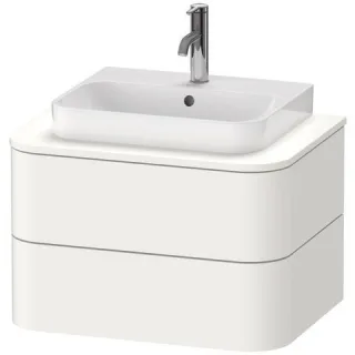 Duravit Happy D.2 Plus Konsolenwaschtischunterbau wandhängend Weiß Supermatt 650x480x408 mm - HP4960 HP4960084840010