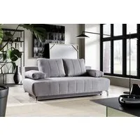 WERK2 Schlafsofa Troya Bettsofa mit Bettkasten und Federkern, Breite 210cm, 2-Sitzer Sofa und Schlafcouch mit Federkern & Bettkasten