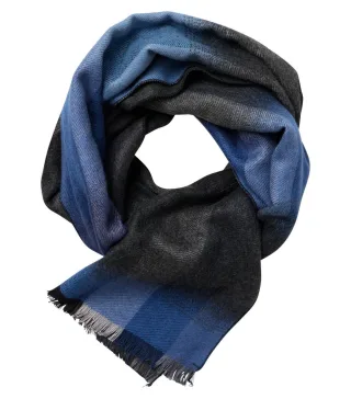 CASAMODA - Karierter Schal blau - Gr. - OS