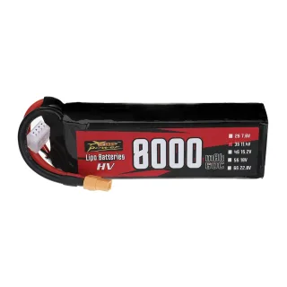 ZOP Power 11.4V 8000mAh 60C 3S LiPo Battery XT60 Plug for RC Drone