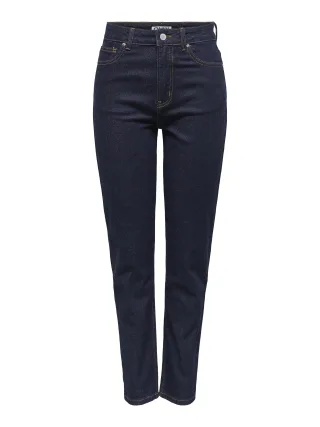 ONLY - ONLEMILY HW STRAIGHT ANK MAE334 NOOS Dark Blue Denim - Gr. - 32