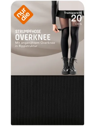 NUR DIE Damen Strumpfhose Overknee 20 DEN