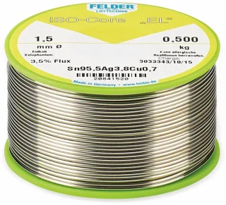 FELDER LÖTTECHNIK Lötdraht 20841030 ISO-Core "EL", 500 g