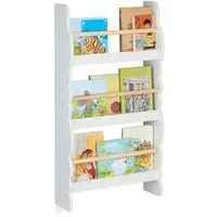 relaxdays Kinderregal Bücherregal Kinder Wolke, 1-tlg.