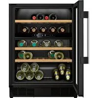 KU9213HG0 N 70, Weintemperierschrank schwarz, 2 Temperaturzonen