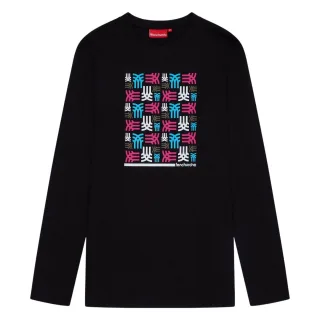 Fenchurch - "Goulston" T-Shirt für Herren, Langärmlig (Schwarz)
