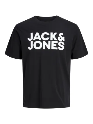 JACK&JONES - JJECORP LOGO TEE SS O-NECK NOOS Black - Gr. - M