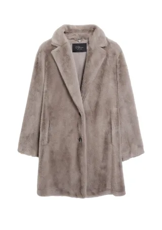s.Oliver BLACK LABEL - Outdoor-Mantel grau - Gr. - 44