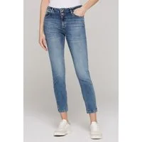 SOCCX Regular-fit-Jeans mit normaler Leibhöhe