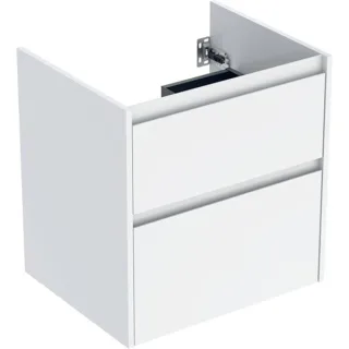 Geberit Ersatzteile Unterschrank für Möbelwaschtisch, 2 Schubladen B:60cm, weiß glanz, 246351011 246351011