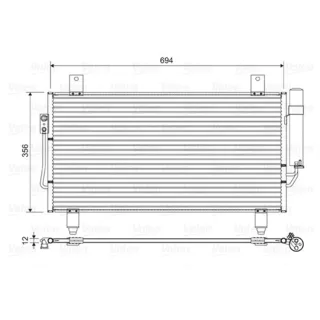 Valeo Klimakondensator Mitsubishi Outlander