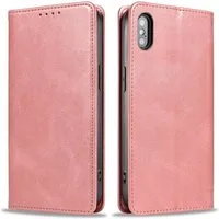 Tec-Expert Handyhülle Tasche Hülle für Apple iPhone X / Apple iPhone Xs 5.8 Zoll, 5.8", Cover Klapphülle Case mit Kartenfach Fliphülle aufstellbar