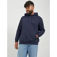 Jack & Jones PlusSize Kapuzensweatshirt JJEBRADLEY SWEAT HOOD NOOS PLS mit Rippbündchen