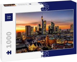Lais Puzzle - Frankfurt am Main bei Nacht [1.000 Teile]