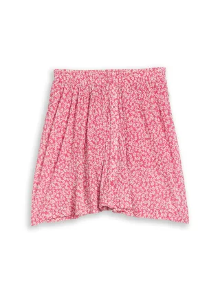 tom tailor kids - Mini-Rock mit Zierknopfleiste small pink flower print - Gr. - 134