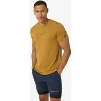 SUPER.NATURAL T-Shirt für Herren, aus Merinowolle M HIKING TEE mit coolem Outdoor Motiv