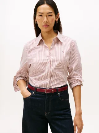 ESS POPLIN REGULAR SHIRT regatta red - Gr. - 40
