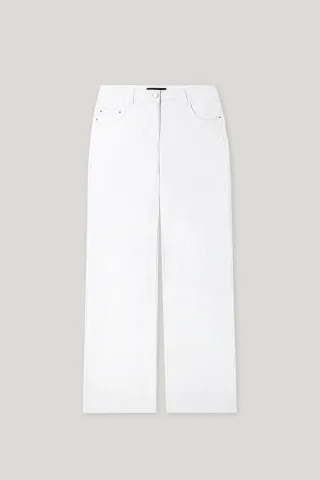 Luisa Cerano - Denim Hosen Weiblich bleached white - Gr. - 40