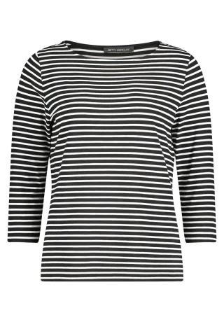 Betty Barclay - Basic Shirt Schwarz/Weiß - Gr. - 38