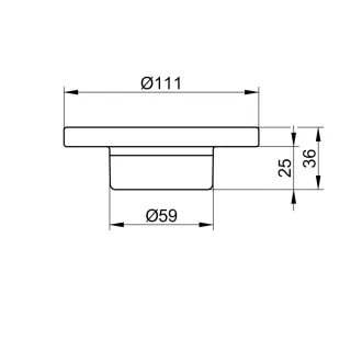 Keuco Echtkristall-Schale Plan 14955, 14955009000 14955009000