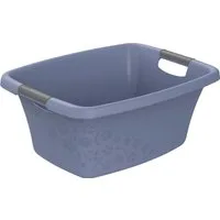 ROTHO Wäschewanne Rotho Wäschewanne Flowers 25 L horizon blue