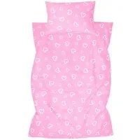 Amilian Kinderbettwäsche 100x135 - Bettwäsche Kinder - Kopfkissenbezug 40x60 cm Babybettwäsche, 2 teilig, 100% Baumwolle, für Mädchen und Jungen