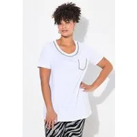 MIAMODA T-Shirt T-Shirt bequeme Passform Zierketten