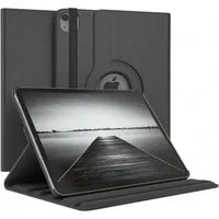 EAZY CASE Tablet-Hülle Rotation Case für iPad Air 4/Air 5 (2020/2022) 10,9 Zoll, Hülle 360° drehbar mit Standfunktion Etui Anti-Kratz Tasche Schwarz