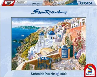 Schmidt Puzzle 58560 - Sam Park: Blick von Santorin [1.000 Teile]