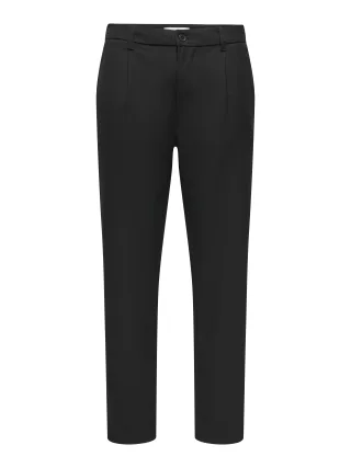 ONLY&SONS - ONSLOU ENO LIFE TAPER 0184 PANT FML Black - Gr. - M