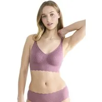 sloggi Bralette ZERO Feel Bliss herausnehmbare, atmungsaktive Pads, Stretch-Spitze, mittlerer Halt