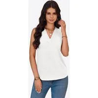 Imily Bela Tanktop Damen Lässige Hemden (Packung, 1-tlg., 1per-Pack) V-Ausschnitt