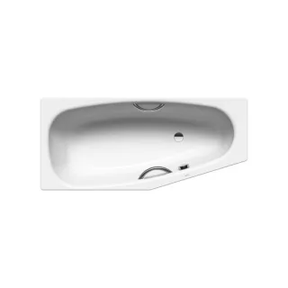 Kaldewei MINI STAR RECHTS 831 Badewanne 224700011001 157 x 75 cm Invisible Grip, glänzend, alpinweiß
