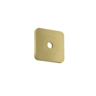 hansgrohe AXOR Citterio C Wandrosette 28801950 120/120 softsquare, Brushed Brass
