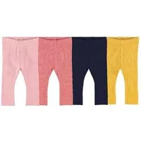 Name It Leggings Name It Baby Leggins im 4er Pack aus Bio-Baumwolle Woodrose 62