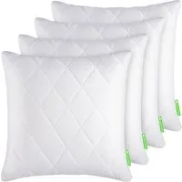 Gentle North Microfaserkissen 4er Set Kissen Komfort - in vielen Größen - optimaler Schlaf, Füllung: 100% Polyester, Seitschläfer, Seitenschläfer, Rückenschläfer, Comfort, 4-tlg., Reißverschluss für Füllung - waschbar - allergikerfreundlich