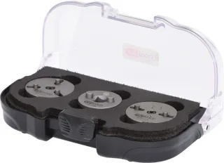 KS Tools Universal Bremskolben-Rückstell-Werkzeug-Adapter-Satz, 3-tlg - 150.2295
