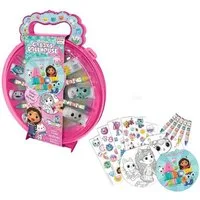 Gabby's Dollhouse Malpalette Gabby's Dollhouse Malset Zeichenbox mit Zubehör für Kinder