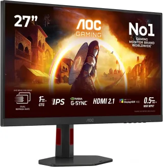 AOC U27G4R [27'' 4K UHD IPS 320Hz 2x HDMI DP 03ms Reaktionszeit] schwarz
