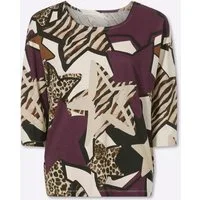 Sieh an! T-Shirt Druck-Shirt 3/4-Arm