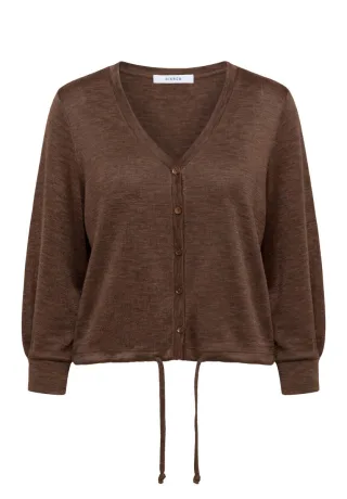 Bianca - Strickjacke - Nika braun - Gr. - 40