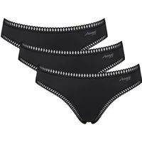 sloggi Minislip GO Crush (3er Pack) dehnbare Spitzendetails, Cotton-Mix