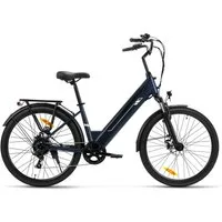 FORIDE E-Bike Trekkingrad Roamer 2 herausnehmbarer 561,6 Wh Akku bis 100 km, 7 Gang, Heckmotor, 561,6 Wh, Shimano 7‑Gang, Vorderrad‑Federgabel, Gepäckträger